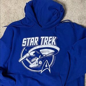 Hanes Star Trek Blue Hoodie